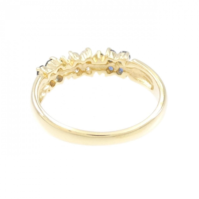 Nhẫn Sapphire Hoa K18YG 0.36CT 673112