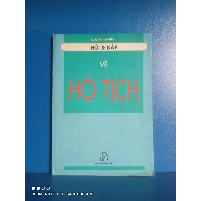 (Sách cũ SCGR) Hỏi & đáp về Hộ Tịch VAVO-K2SD2-26 - Blogmeo090426 1015968