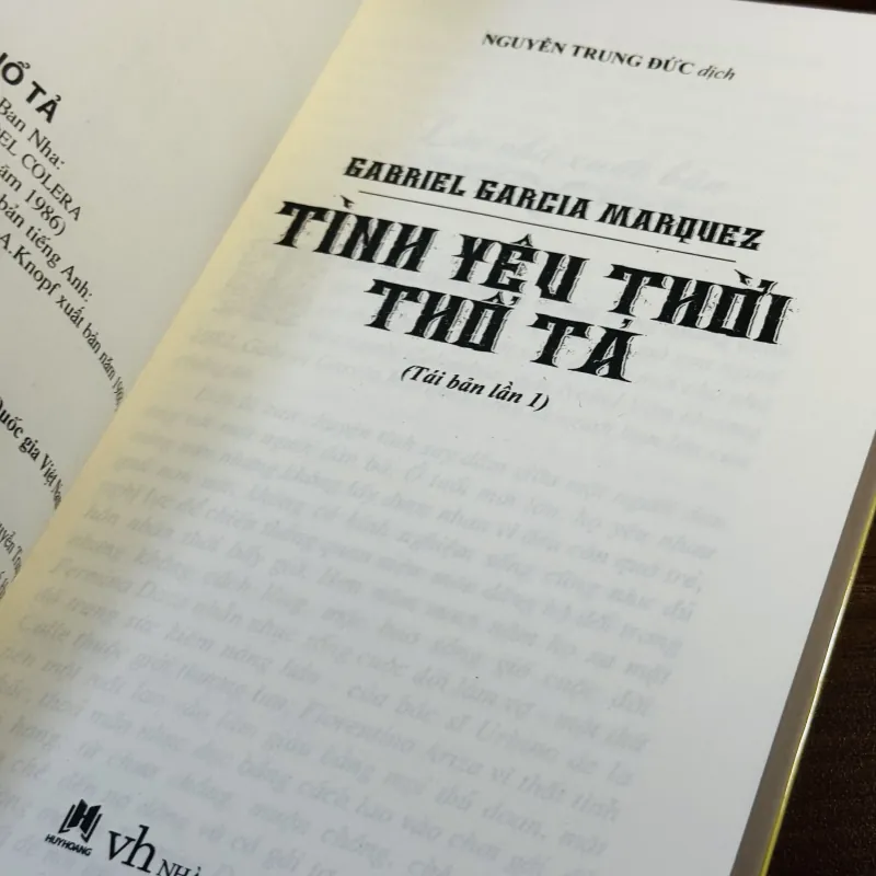 Tình yêu thời thổ tả - Gabriel Garcia Marquez 750145