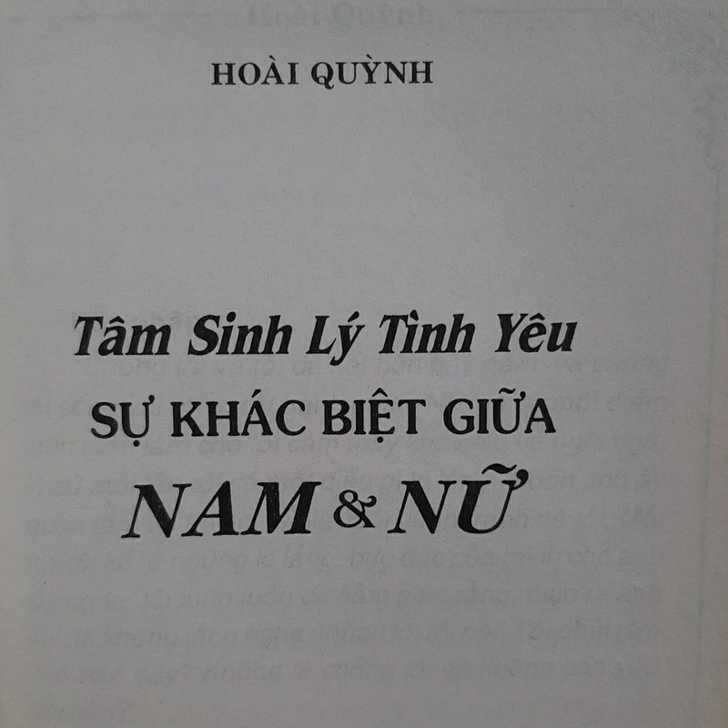 Tâm sinh lý tình yêu sự khác biệt giữ nam và nữ 324816