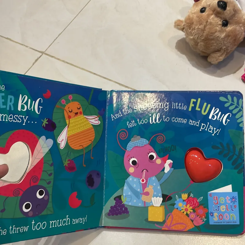 NGOẠI VĂN tiếng anh trẻ em: Love Bug - press to make me glow 1027560