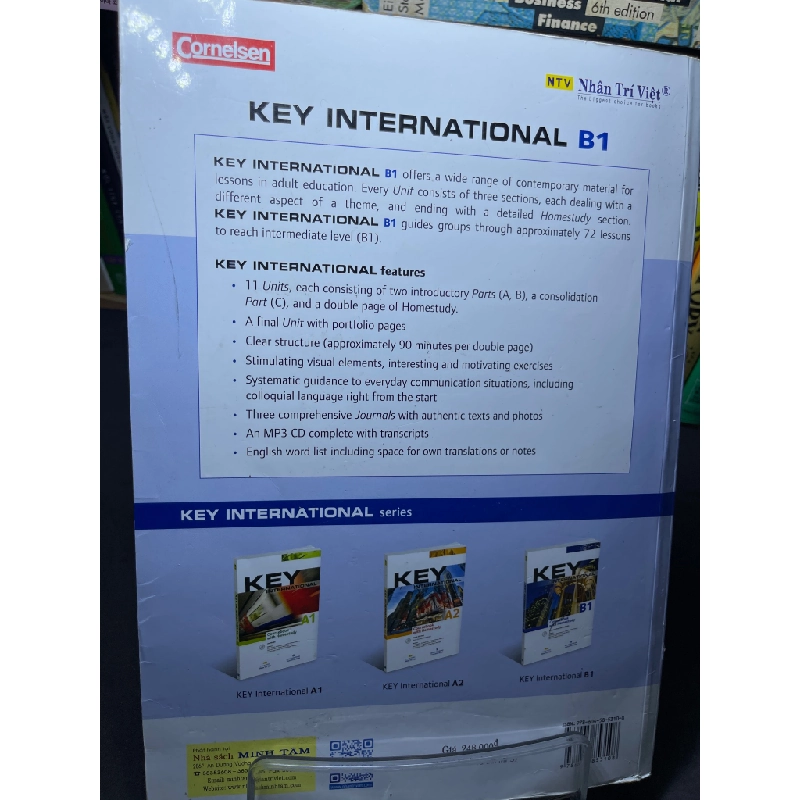 Key international B1 mới 75% bìa tróc xấu kèm DVD Annie Cornford và Jon Wright HPB2905 SÁCH HỌC NGOẠI NGỮ 459489