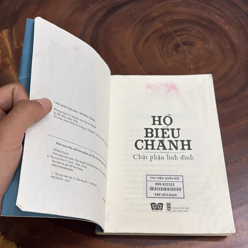 [Rách Góc Trang Cuối] - II Tiểu Thuyết: Chút Phận Linh Đinh - Hồ Biểu Chánh - 2018 1001915