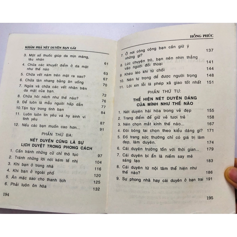 KHÁM PHÁ NÉT DUYÊN BẠN GÁI - 195 trang, nxb: 2007 354912