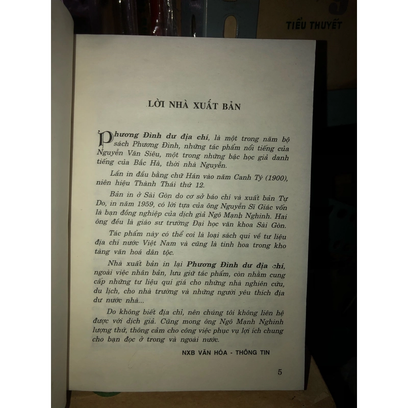 Phương Đình dư địa chí - Nguyễn Văn Siêu 537521