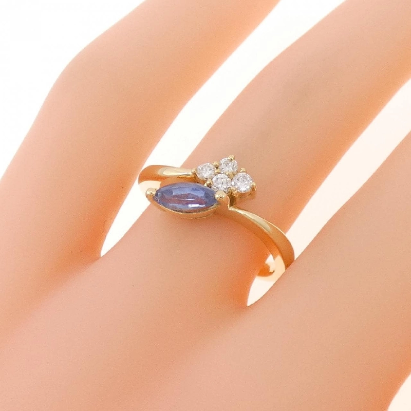 Nhẫn Sapphire 18KYG 0.46CT - Hàng hiệu Chính hãng 851956