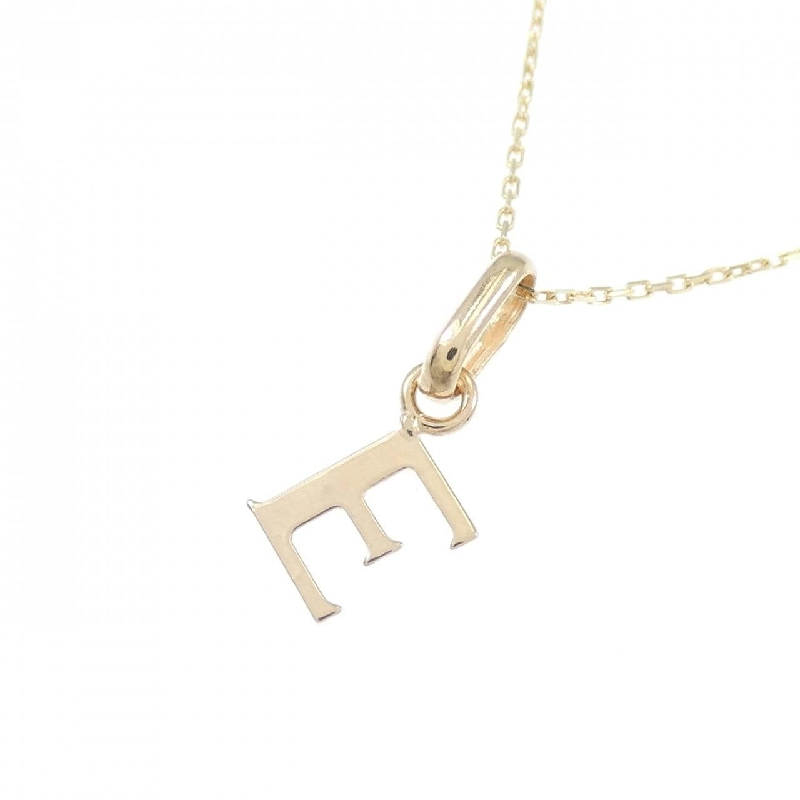 K10YG Chữ cái E Dây chuyền - Hàng hiệu Chính hãng 865192