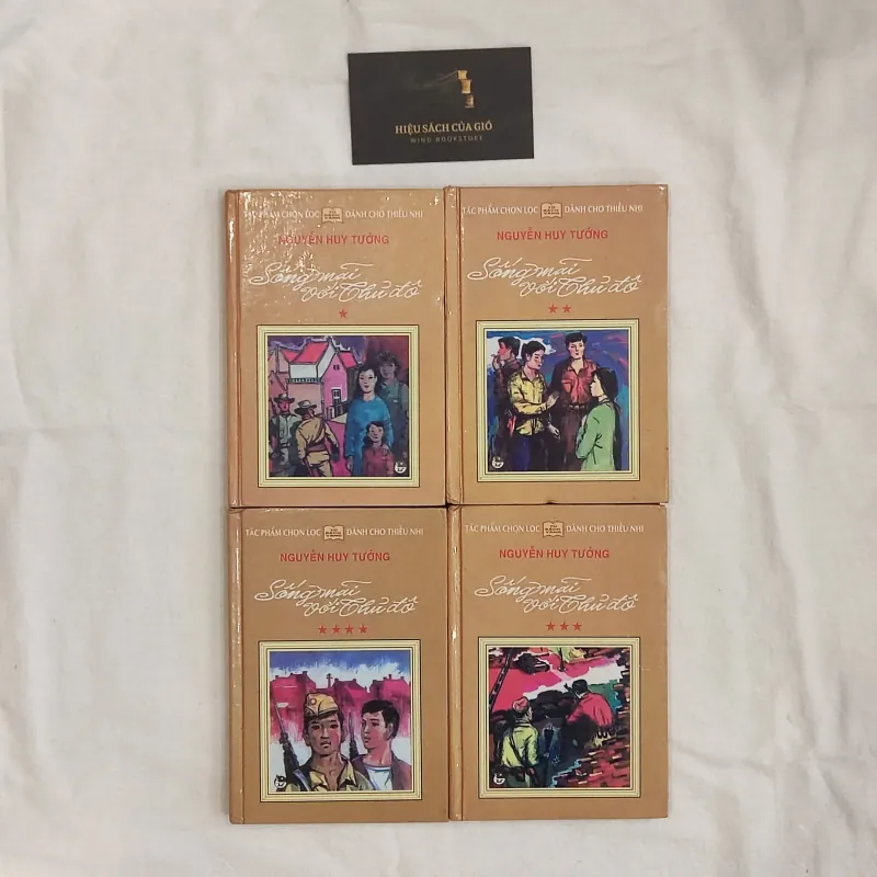 (Tủ sách vàng) Sống mãi với Thủ Đô - Nguyễn Huy Tưởng (4 cuốn bìa cứng) 747987
