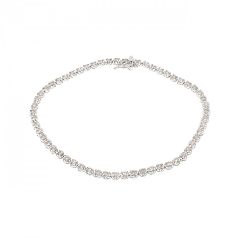 K18WG Vòng tay kim cương - Hàng hiệu Authentic 872901