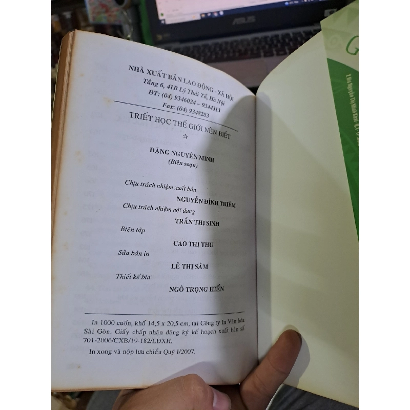 Triết học thế giới nên biết tập 1 mới 80% ố 2007 LỊCH SỬ - CHÍNH TRỊ - TRIẾT HỌC HCM1709 920600