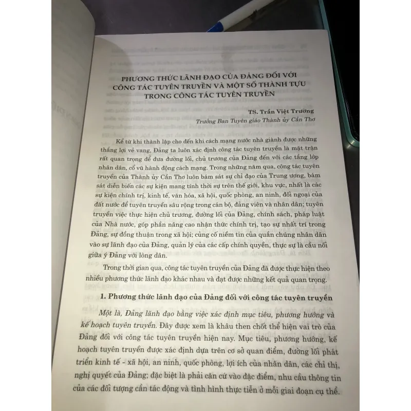 Công tác tuyên truyền trong đồng bào dân tộc Khmer ở Cần Thơ hiện nay 755856