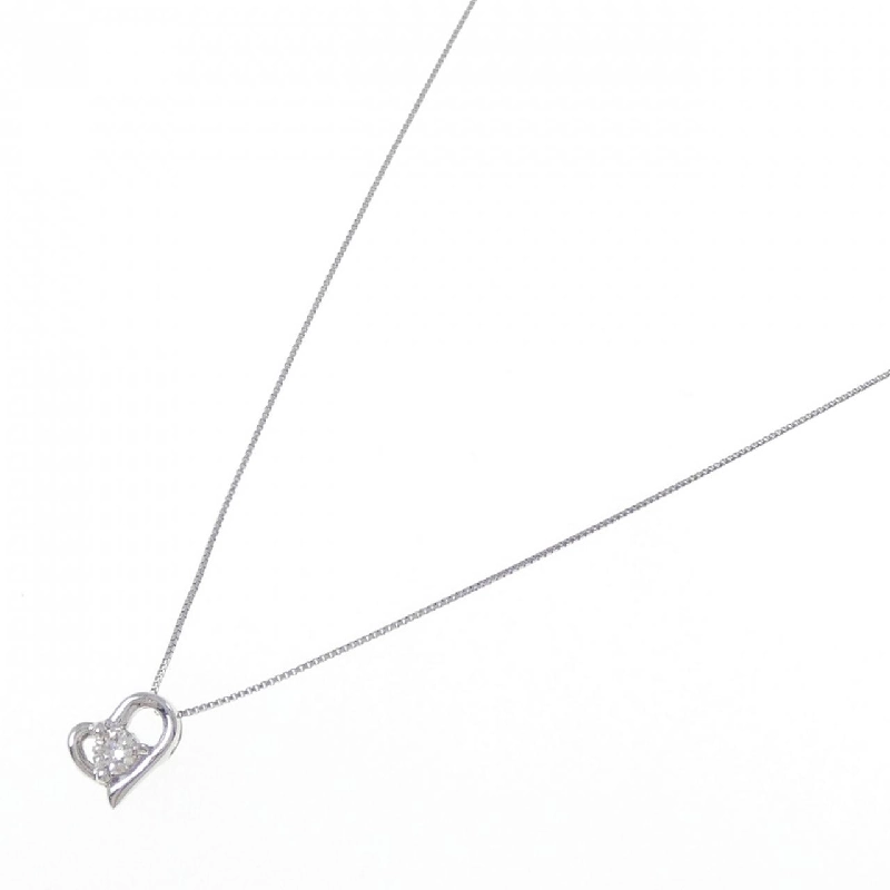 Dây chuyền kim cương hình trái tim PT900/PT850 0.10CT - Hàng hiệu Chính hãng 861153