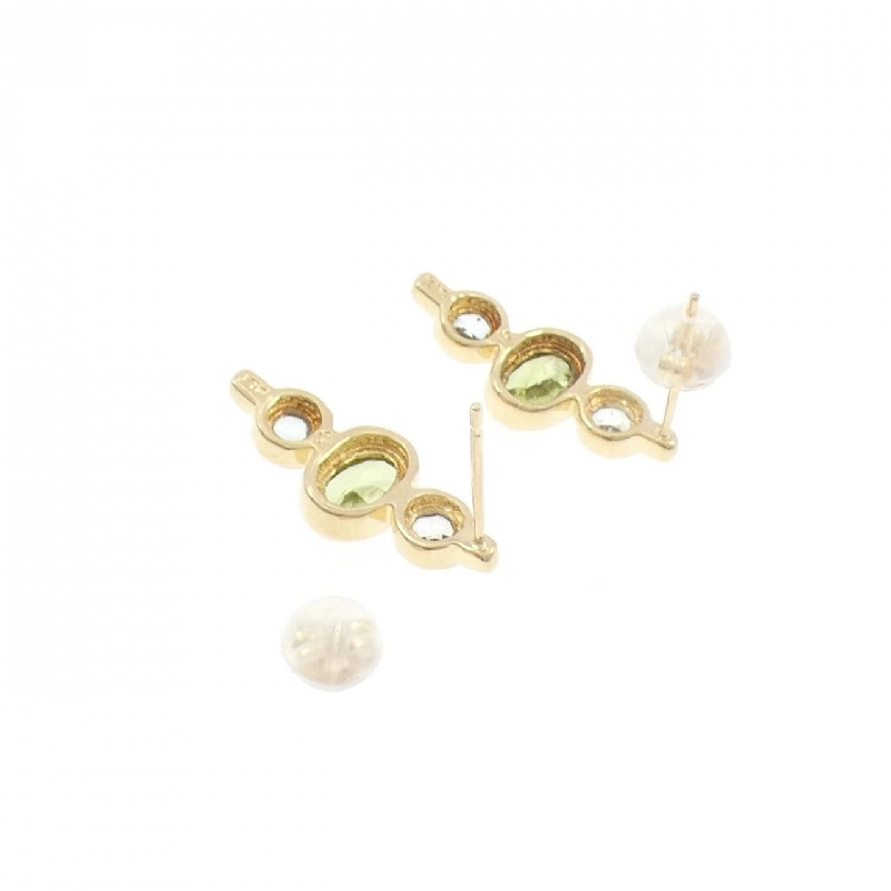 K18YG Peridot Bông tai - Hàng hiệu Chính hãng 872927