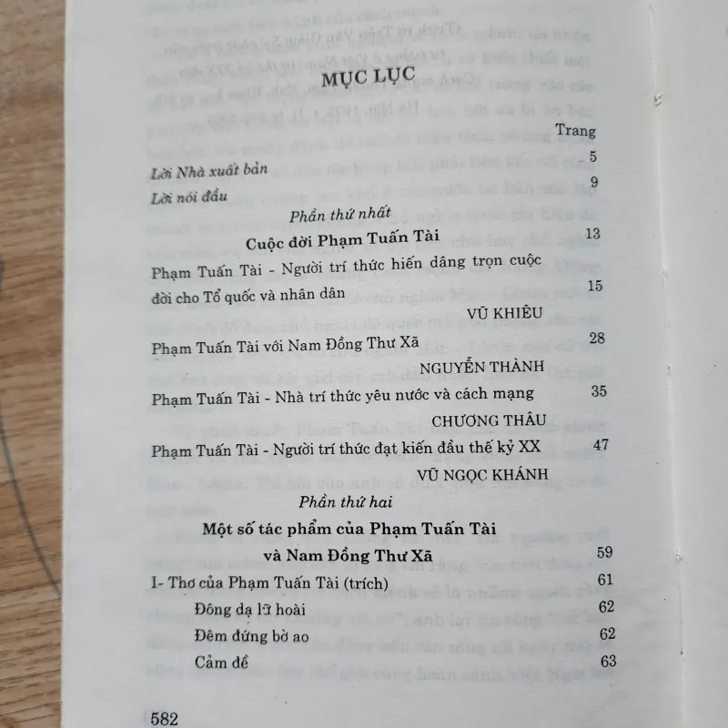 Phạm tuấn tài cuộc đời và tác phẩm hồi ký | vũ khiêu chủ biên 760171