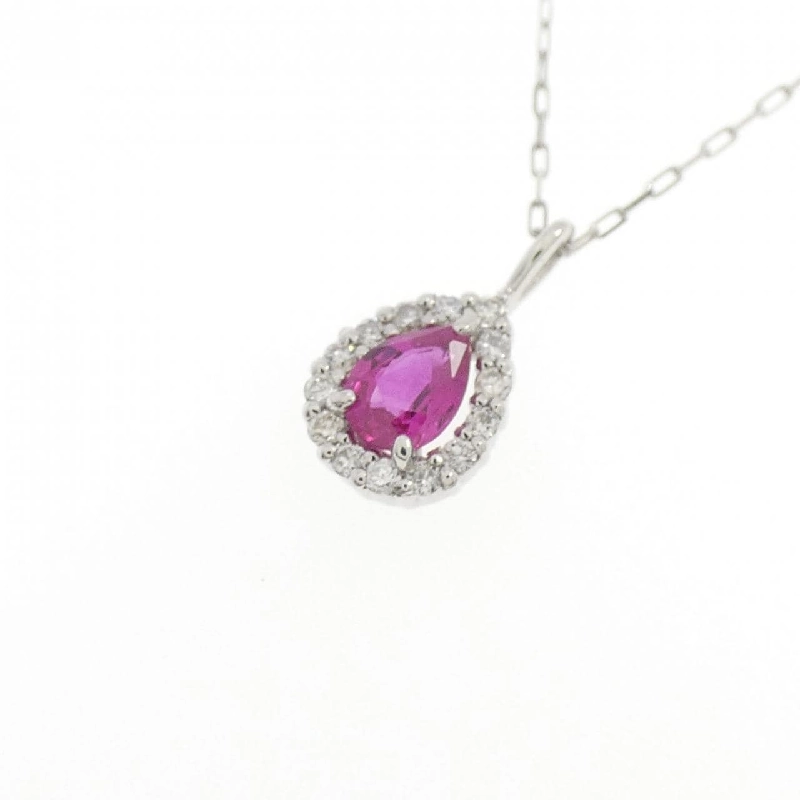 Dây chuyền ruby PT900 0.18CT - Hàng hiệu chính hãng 859059