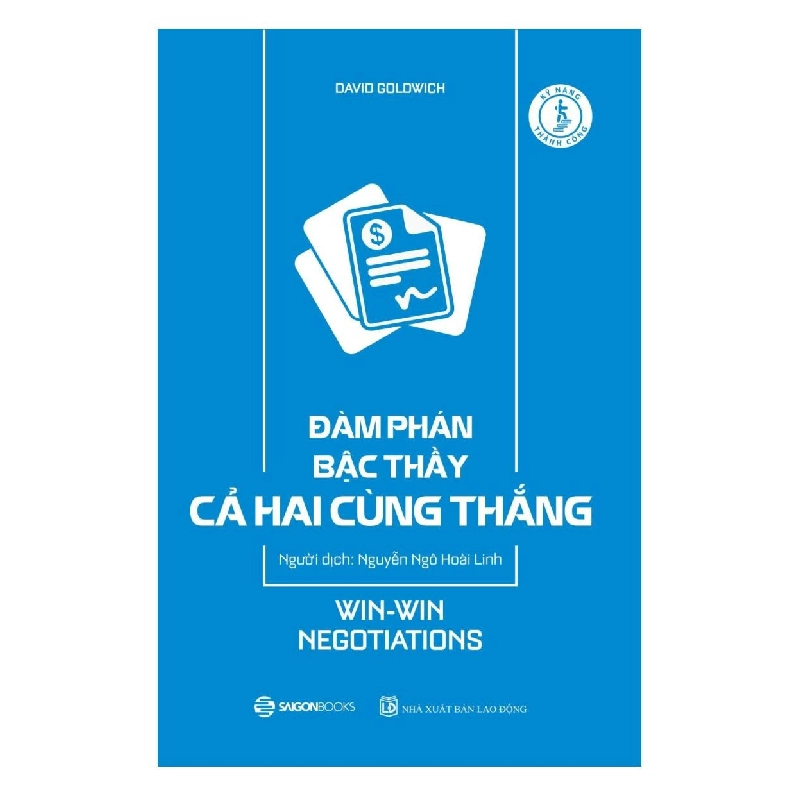 Đàm phán bậc thầy, cả hai cùng thắng - David Goldwich2018 New 100% HCM.PO 32470