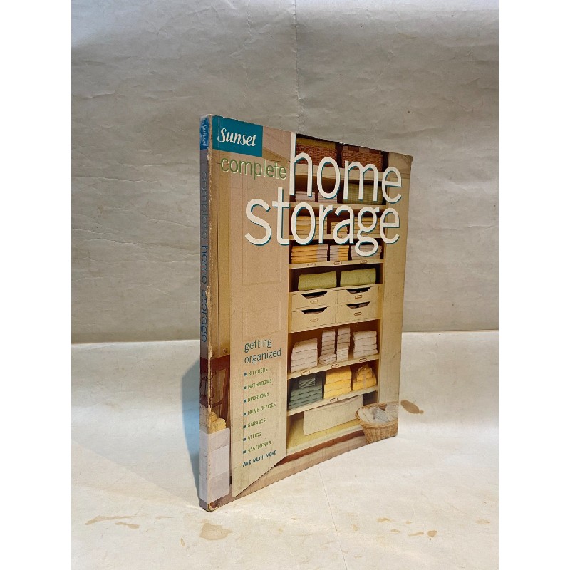 Complete Home Storage (Sunset) Paperback 129147