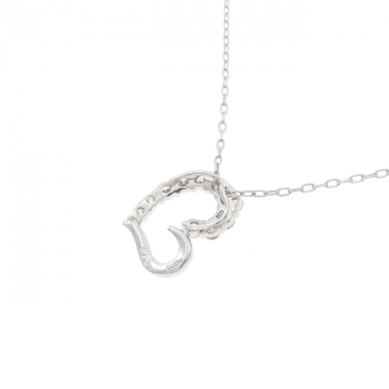 Dây chuyền kim cương hình trái tim PT900/PT850 0.30CT - Hàng hiệu Chính hãng 858840