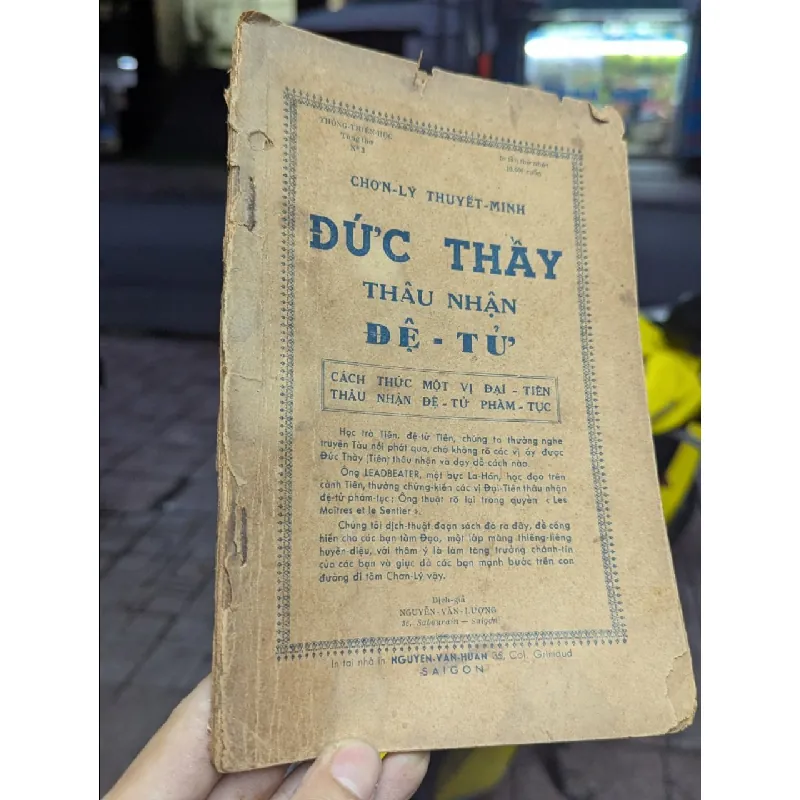 Chơn lý thuyết minh đức thầy thâu nhận đệ tử 359049