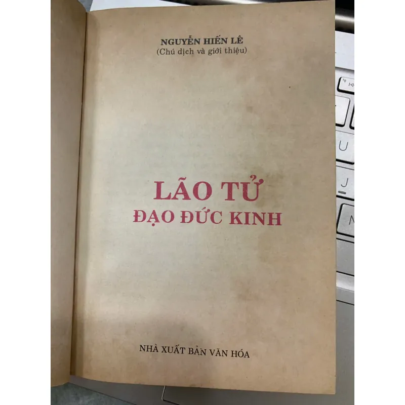 LÃO TỬ ĐẠO ĐỨC KINH - NGUYỄN HIẾN LÊ 747543