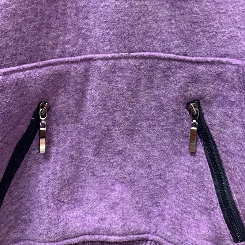 Áo hoodie vải chần bông size M màu tím 183401