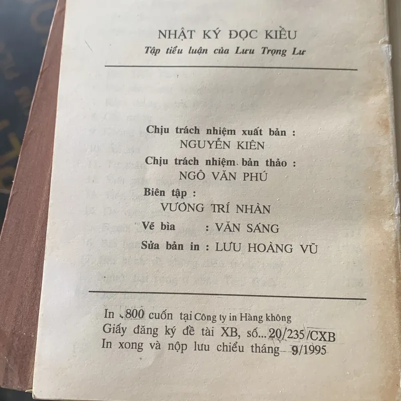 Nhật ký đọc Kiều, Lưu Trọng Lư 674479