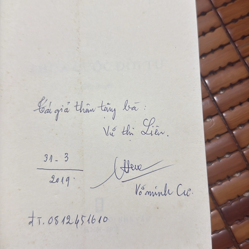 Thua cuộc đời tư - Võ Minh Cư 523427