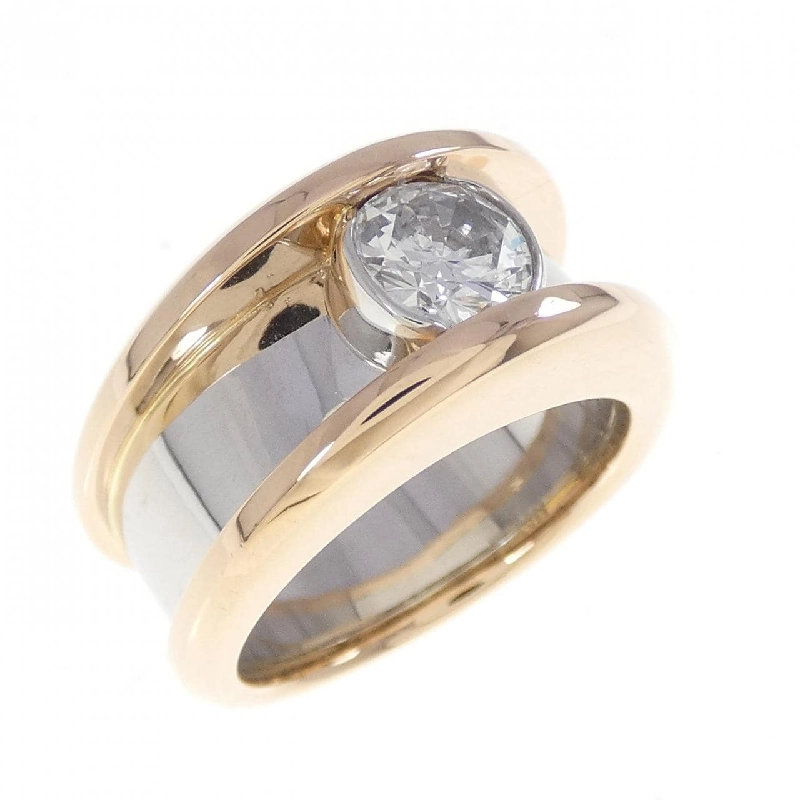 Nhẫn kim cương K18PG/PT900 0.823CT - Hàng hiệu Authentic 853111