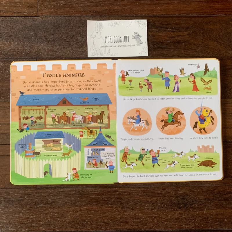 Sách ngoại văn My Very First Castles Book, Used, Bìa cứng 502622