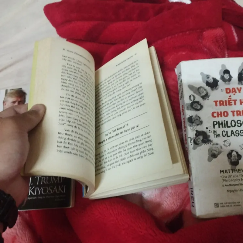 Bộ ba sâch Chạm tay hoá vàng, Bí mật tư duy triệu phú, Dạy triết học cho trẻ em 968627