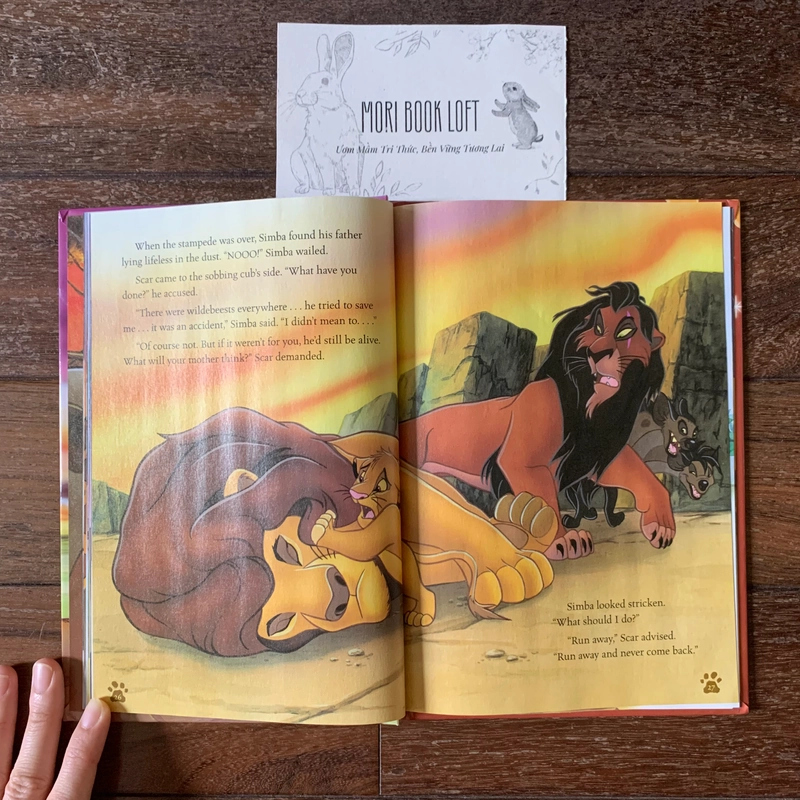 Sách tranh Disney tiếng anh The Lion King, Used, Bìa cứng 478664