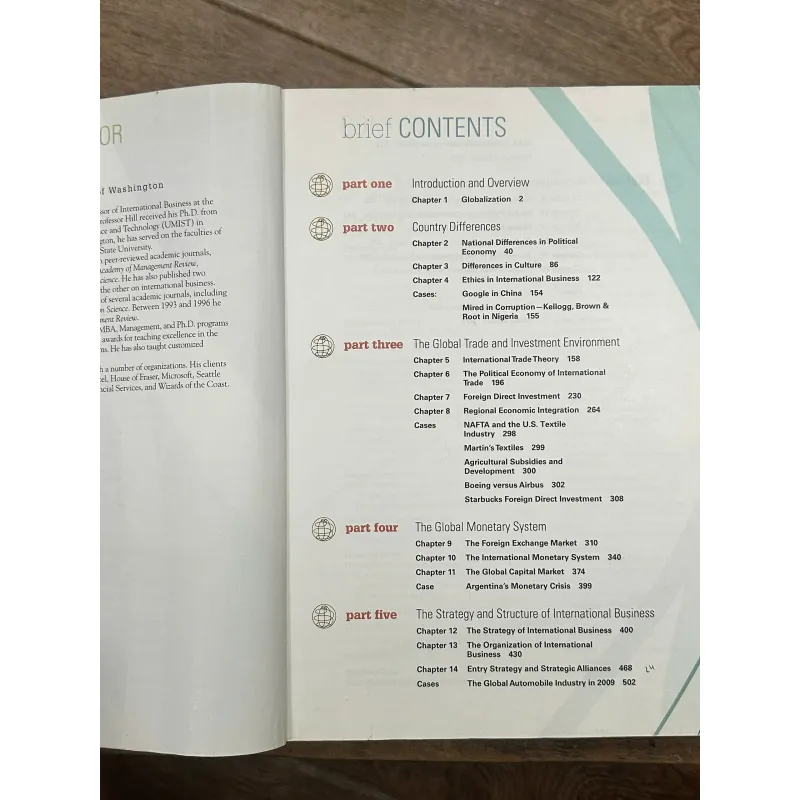 International Business (8th edition) - McGraw-Hill Edition 740017