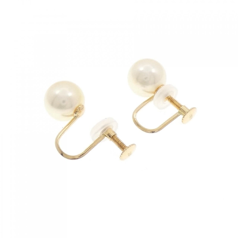 Bông tai ngọc trai Akoya K18YG 7.6mm - Hàng hiệu Chính hãng 878130