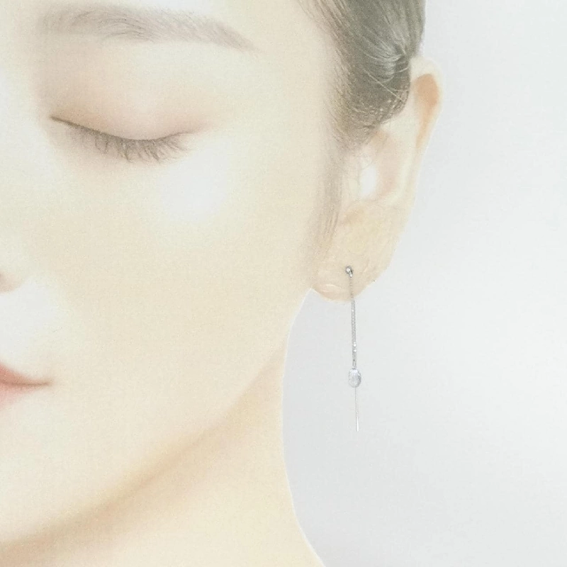 K18WG Sapphire Earrings - Hàng hiệu Authentic 867876