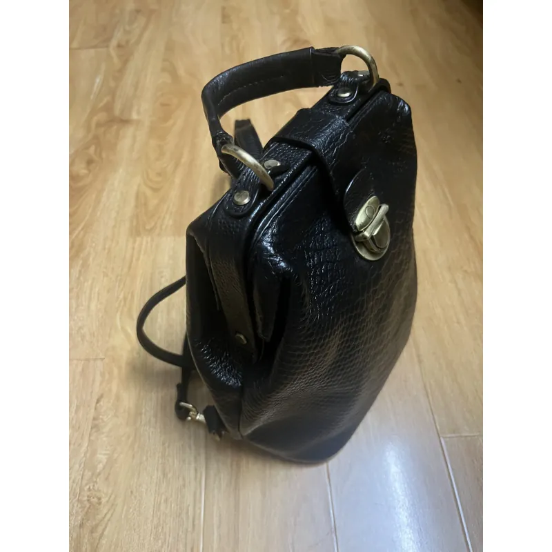 Balo nữ mini 20x25x12 da thật 2hand 996736