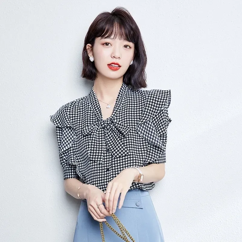 Áo somi tay lỡ vai bồng CALLIE HOUSE 968692