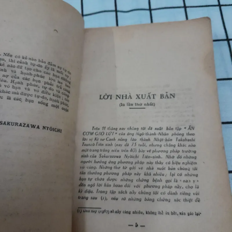 OHSAWA- PHƯƠNG PHÁP TÂN DƯỠNG SINH. Tg. Sakurazawa Nyoichi 607245