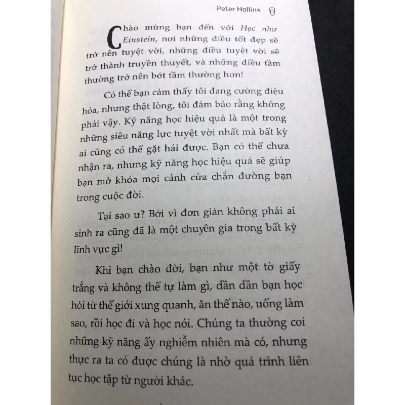Học như Einstein 2019 mới 90% bẩn bụi Peter Hollins HPB0607 KỸ NĂNG 916409