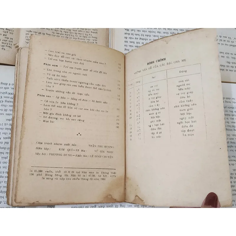 NHỮNG VẤN ĐỀ CỦA CÁC BẬC CHA MẸ - Bác sĩ B. Spock (in 1986) 715111