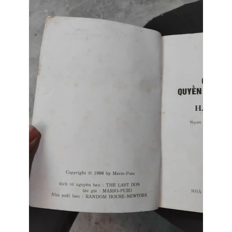 Ông trùm quyền lực cuối cùng của Mario Puzo  990088