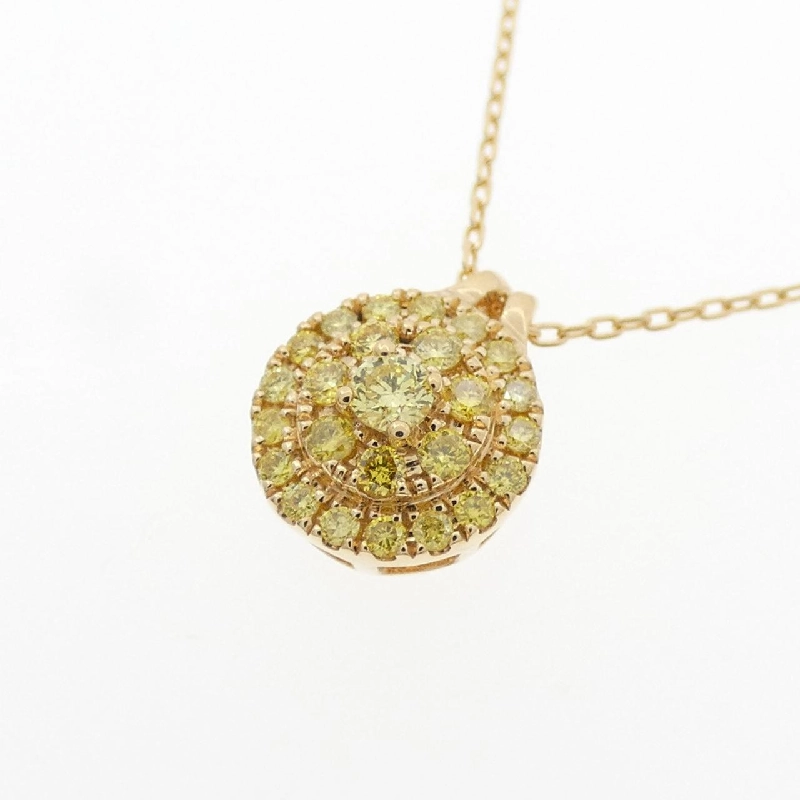 K18YG Dây chuyền kim cương 0.20CT - Hàng hiệu Chính hãng 860877