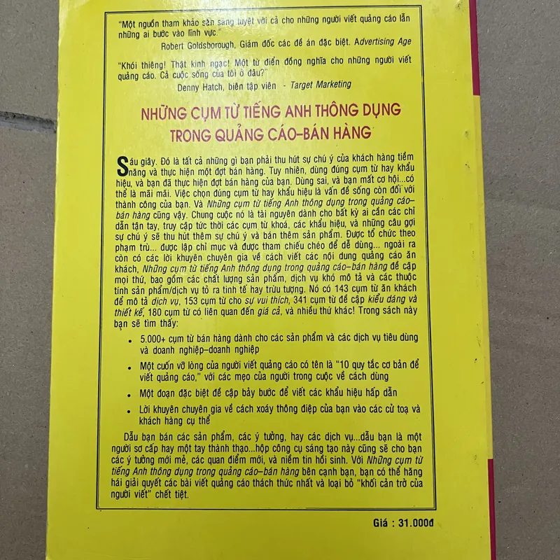 Những cụm từ tiếng anh thông dụng trong quảng cáo & bán hàng 569445