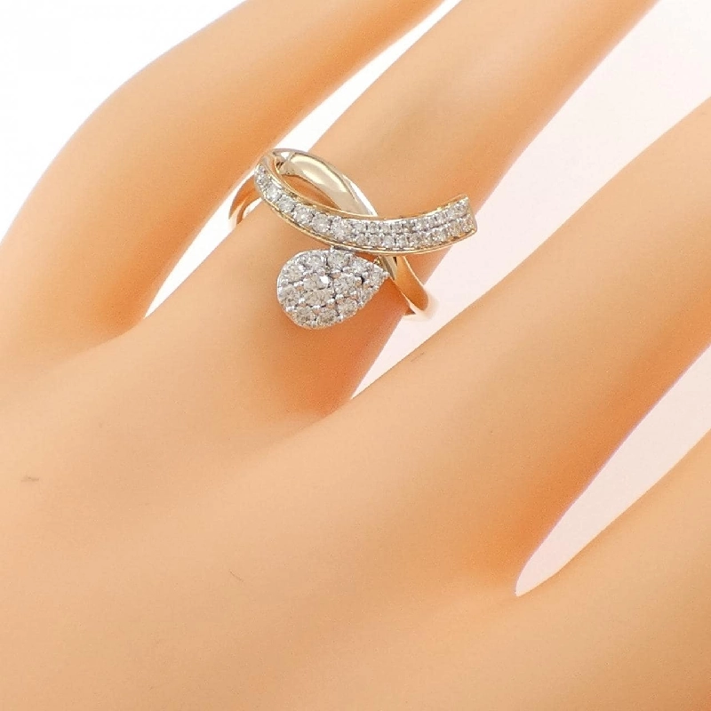 Nhẫn kim cương K18PG/K18WG 0.418CT 671443