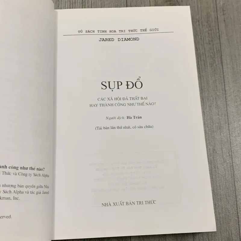 Sụp đổ, các xã hội đã thất bại hay thành công như thế nào. 3b1 757032