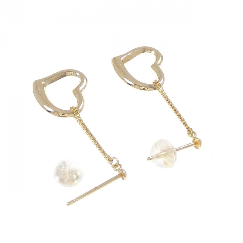 K18YG Bông tai hình trái tim - Hàng hiệu Chính hãng 866817