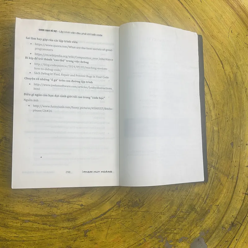 CODE DẠO KÍ SỰ- LẬP TRÌNH VIÊN ĐÂU PHẢI CHỈ BIẾT CODE- PHẠM HUY HOÀNG 699416