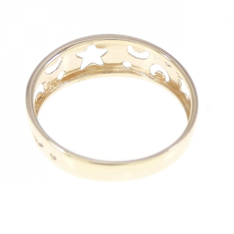 Nhẫn K10YG Sao × Mặt Trăng 672411