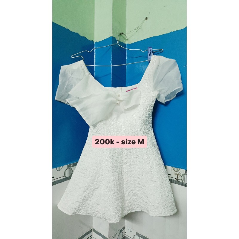 Váy kiểu thời trang - Size M - Màu trắng 22915