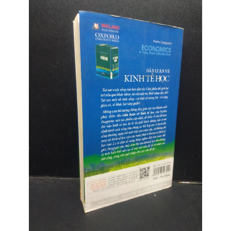 Dẫn Luận Về Kinh Tế Học Partha Dasgupta mới 90% bẩn nhẹ 2016 HCM0605 kinh tế học 141430