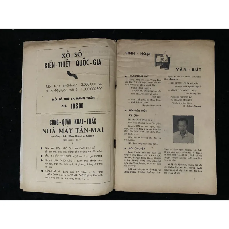 nguyệt san Tin Sách, số đặc biệt (Số 6 - Tháng 12/1962), do Trung tâm Văn bút Việt Nam 1024344